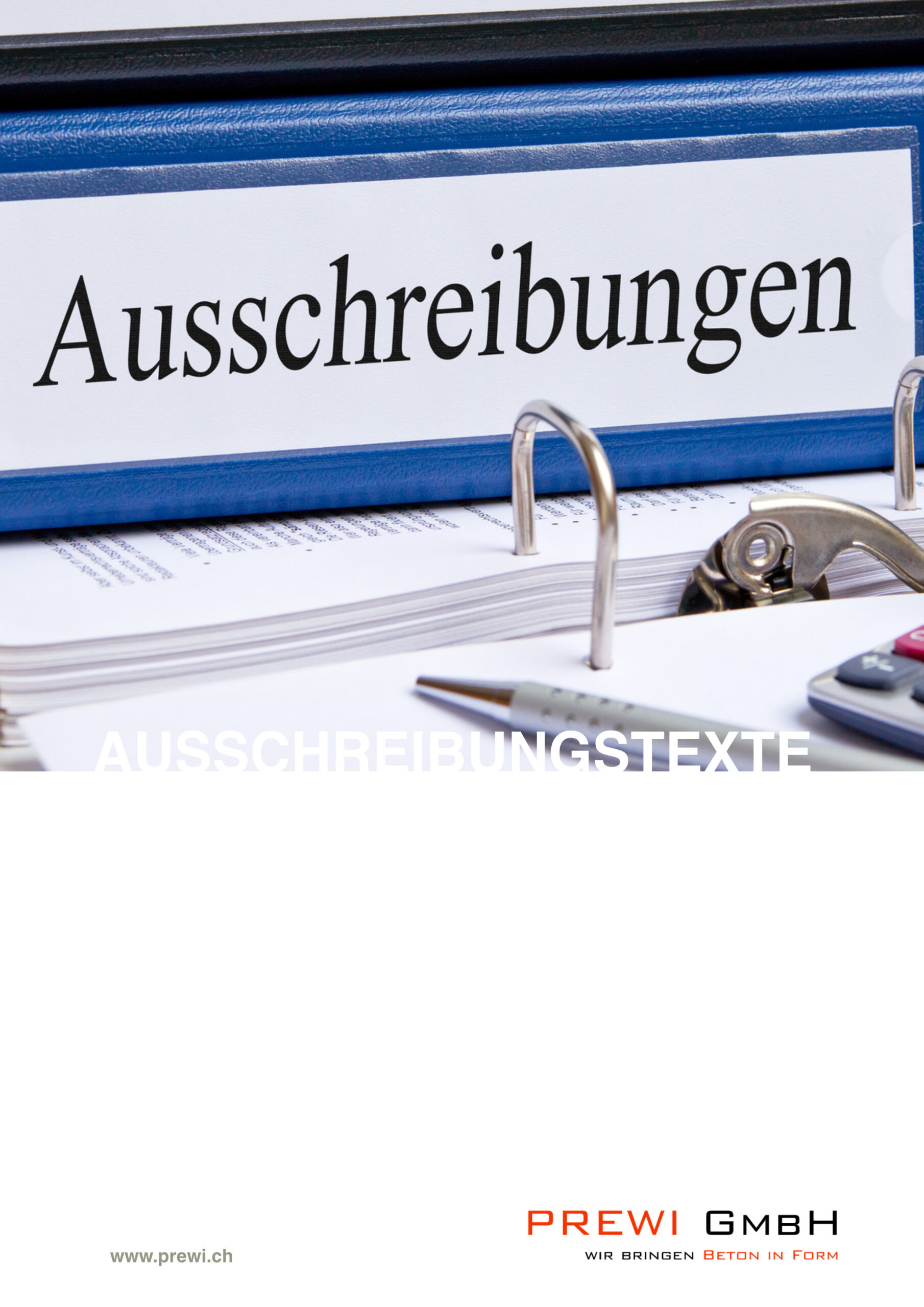Ausschreibungstexte