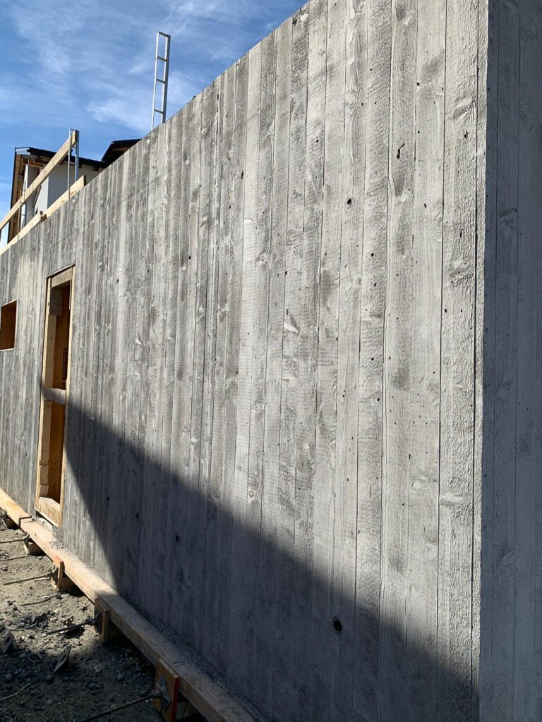 Lignum sägerau – Strukturmatrize Holzstrukturen, Anwendungsbeispiel 6