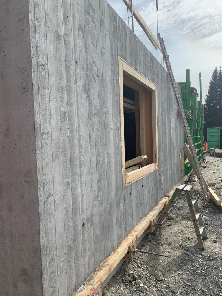 Lignum sägerau – Strukturmatrize Holzstrukturen, Anwendungsbeispiel 7