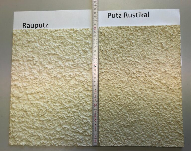 PRESTO-Rustikal – Strukturmatrize Putz und Stock, Anwendungsbeispiel 2